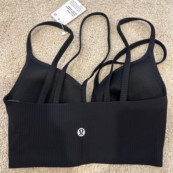 lululemon Like a Cloud Strappy Longline Ribbed Bra B/C Cup Size 2 NWT - Picture 5 of 6
